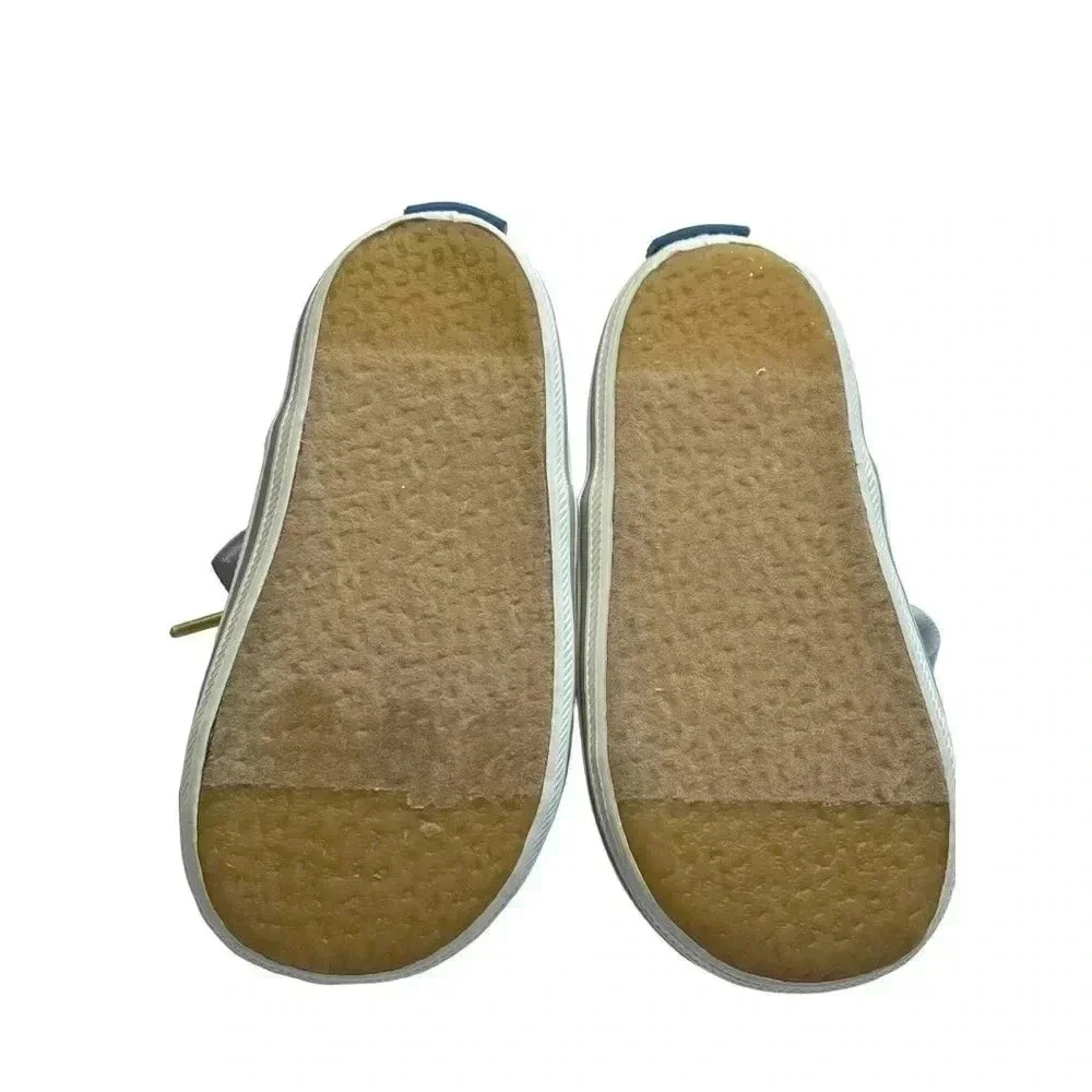 KEDS KATE SPADE GLITTER SNEAKERS SLIVER SNEAKERS SIZE 4 TODDLER LIKE NEW - Picture 9 of 12